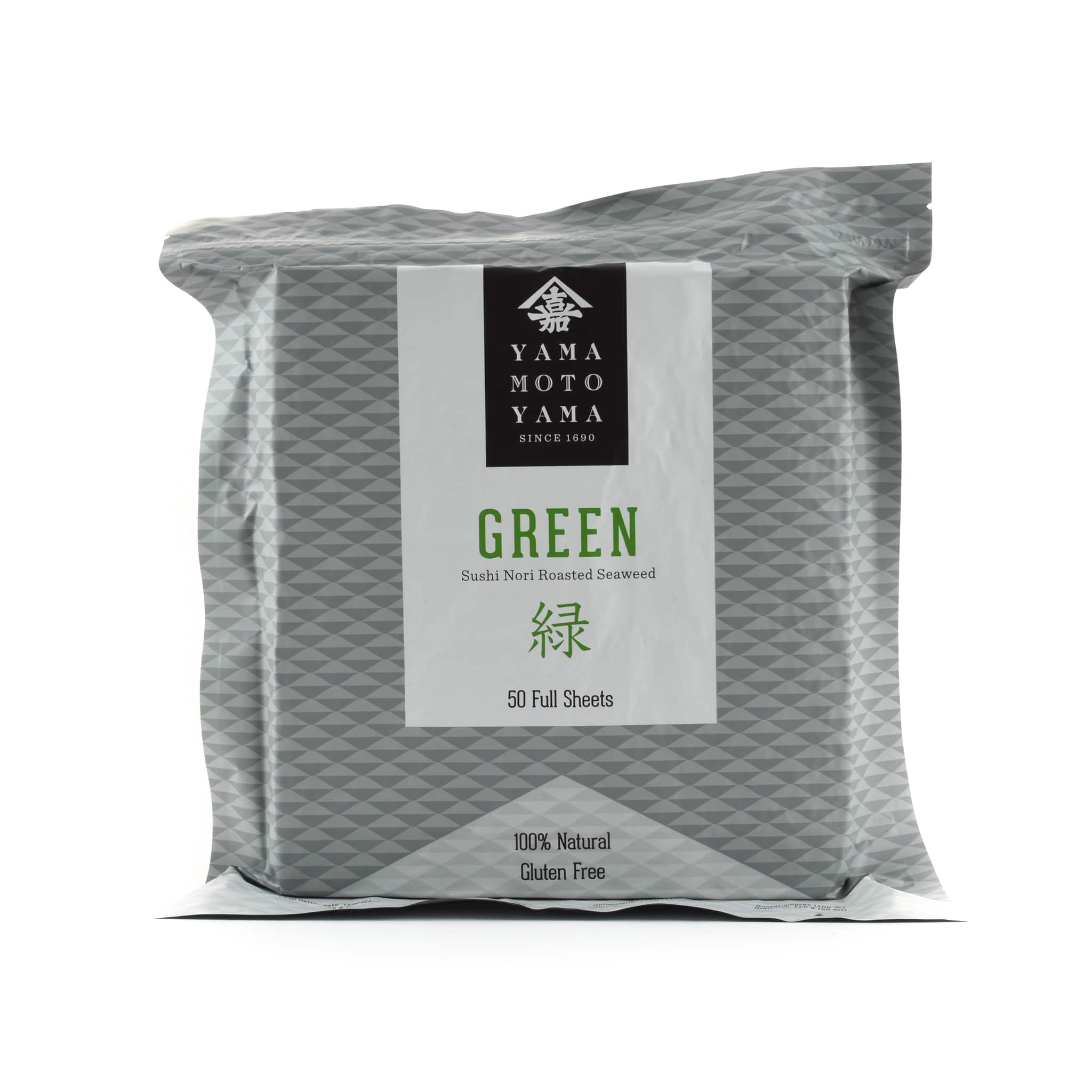Yama Moto Yama Green Nori Sheets - 50 sheets