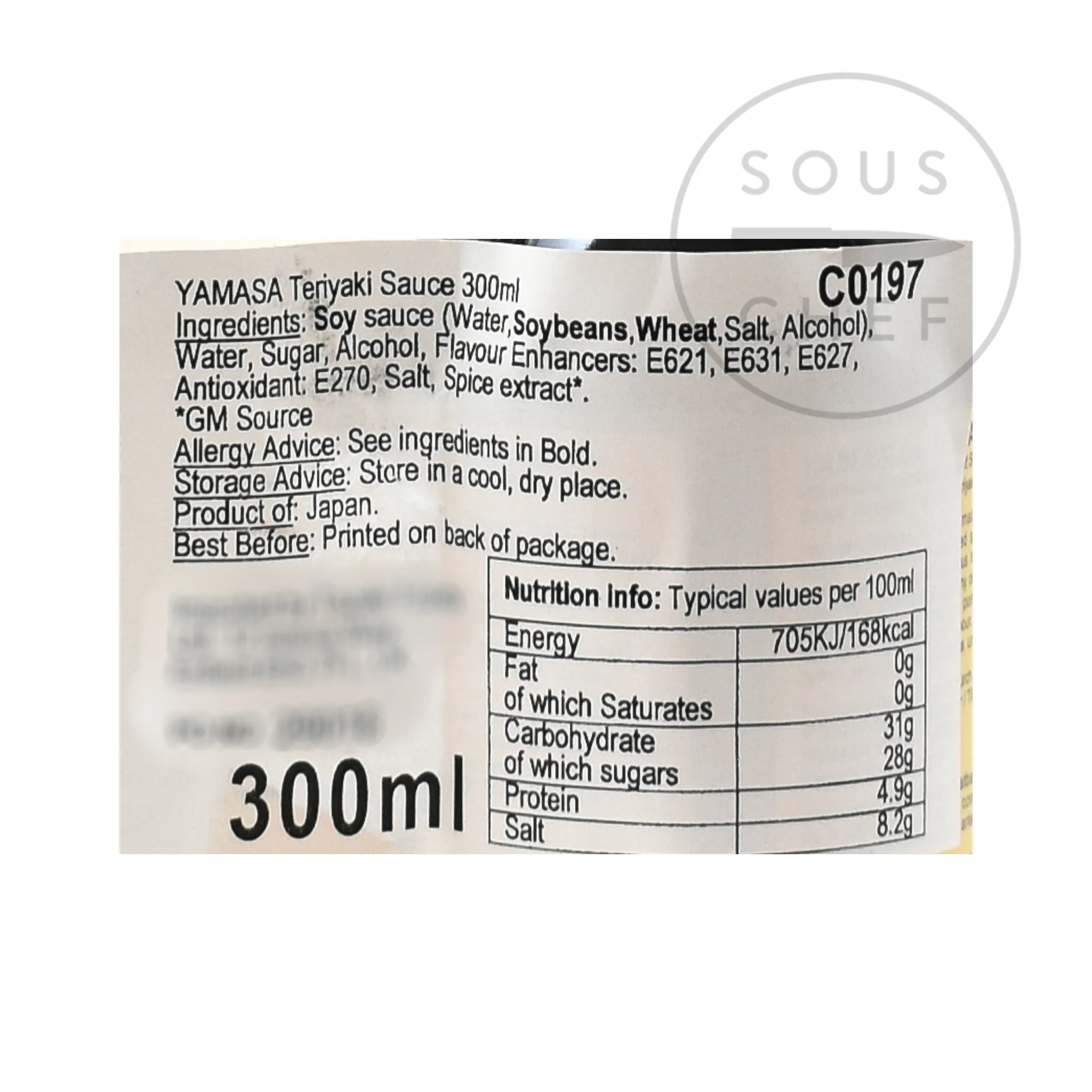 Yamasa Teriyaki Sauce, 300ml - Image 3