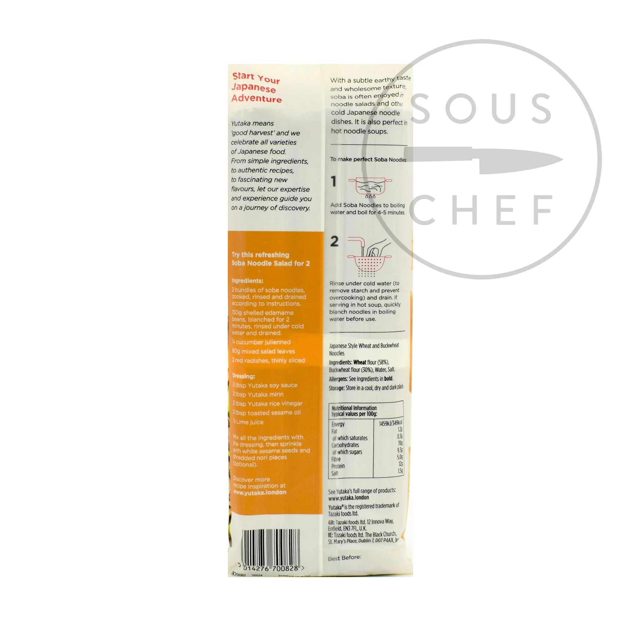 Yutaka Soba Noodles, 250g - Image 2