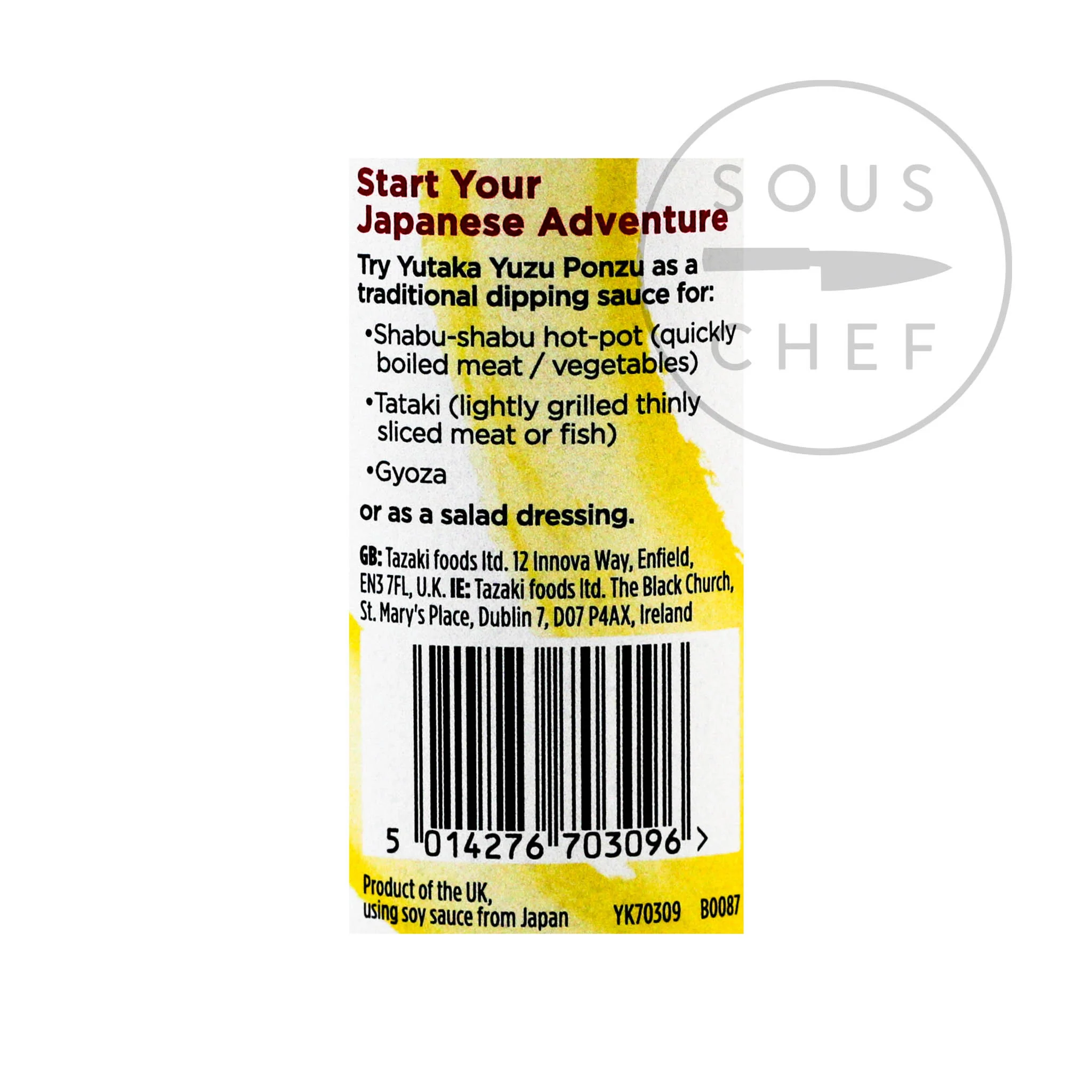 Yutaka Yuzu Ponzu Sauce, 150ml - Image 2