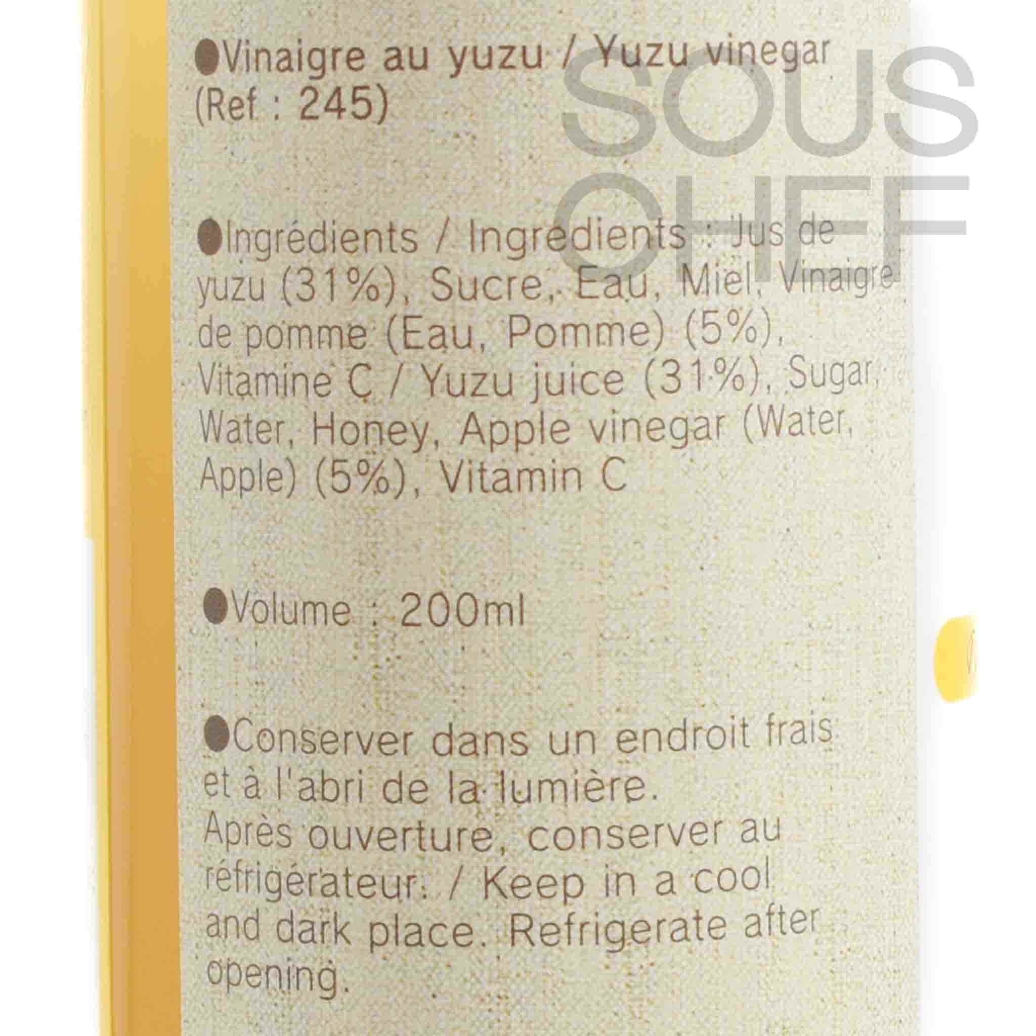 Yuzu & Honey Vinegar, 200ml - Image 3