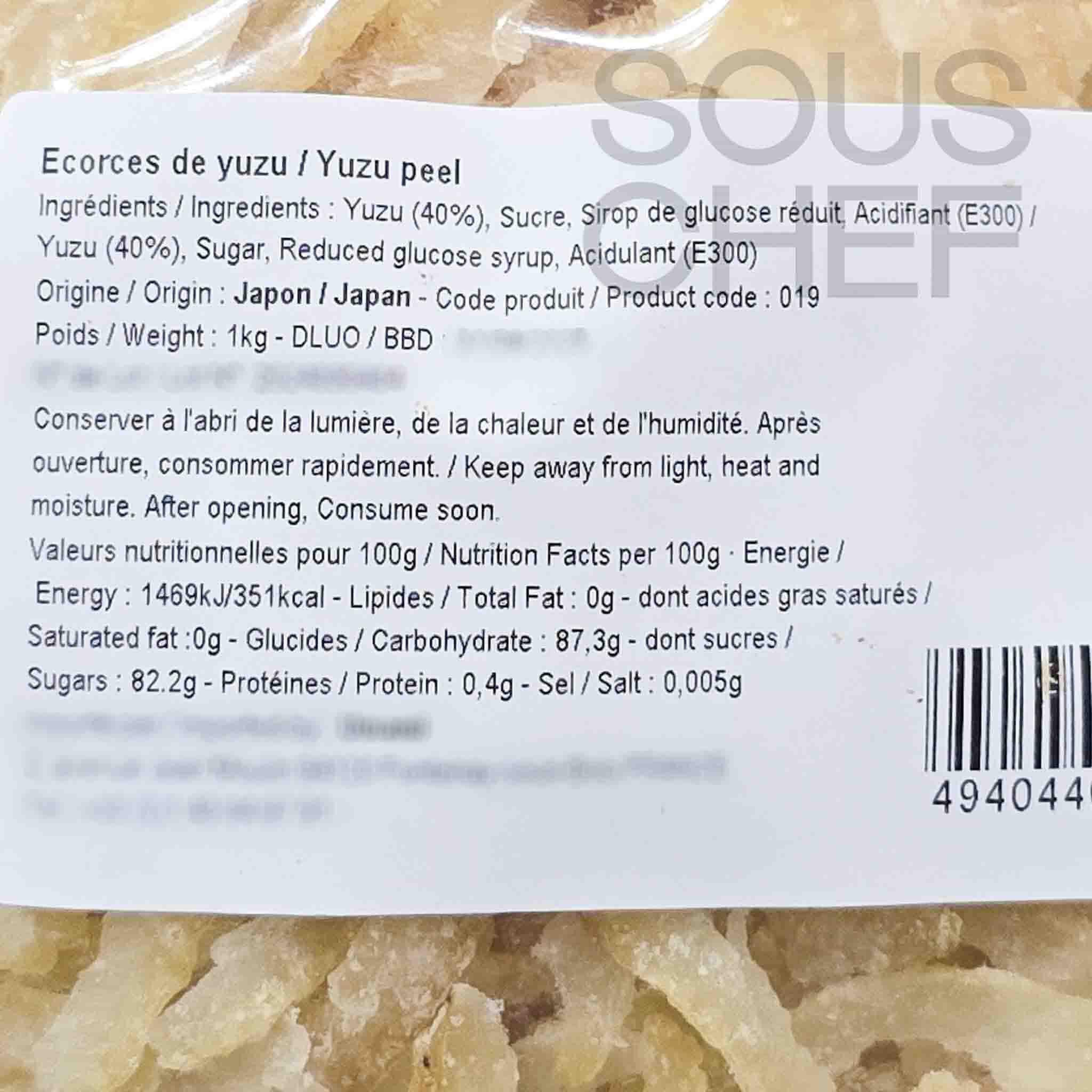Candied Yuzu Peel, 1kg - Image 2