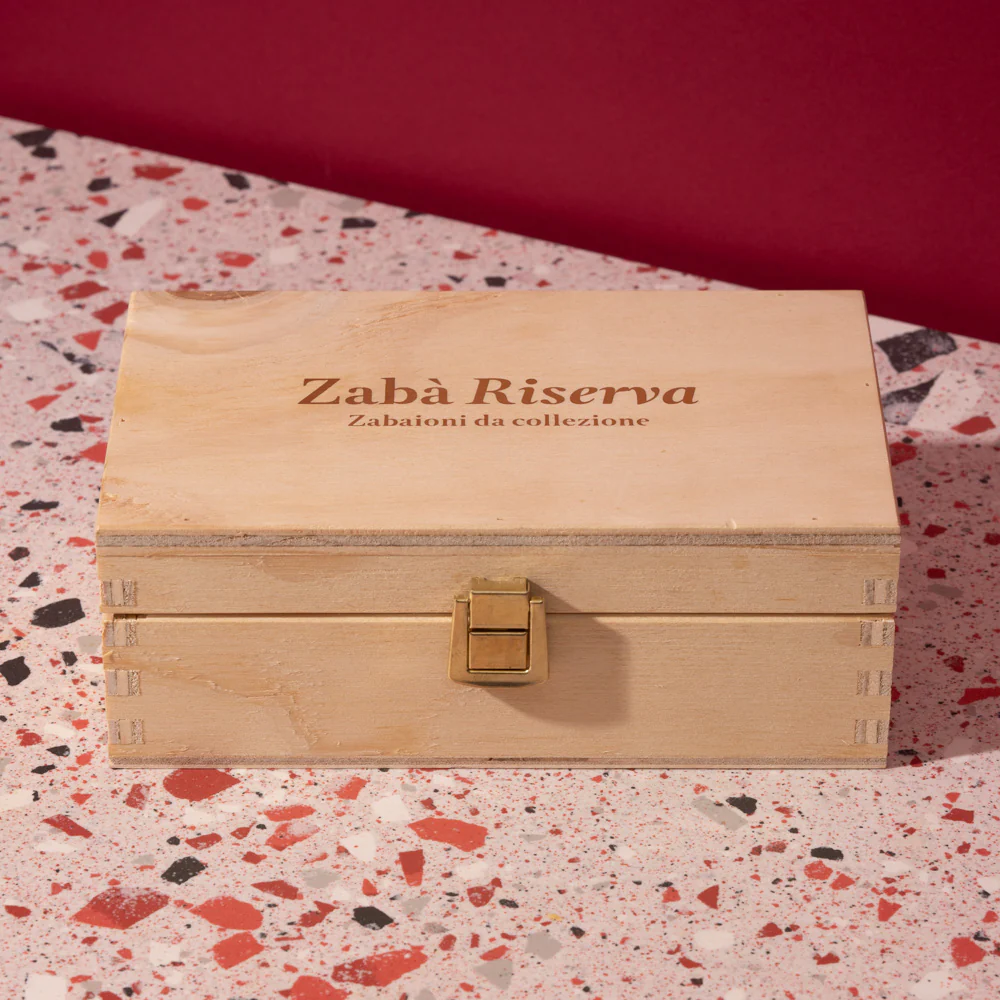 Zaba Itailan Zabaione Gift Selection in Wooden Box, 3x 200g - Image 5