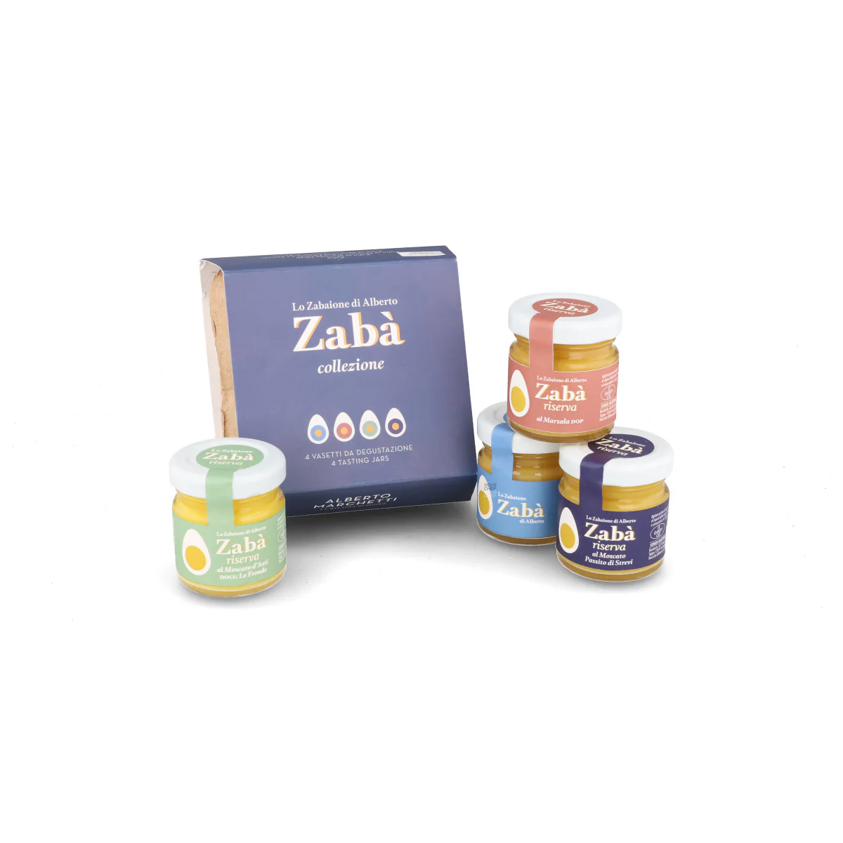 Zaba Italian Zabaione Mini Gift Selection in Egg Carton, 4 x 40g - Image 2